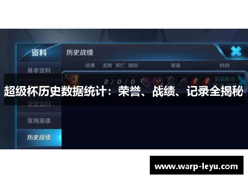 超级杯历史数据统计：荣誉、战绩、记录全揭秘