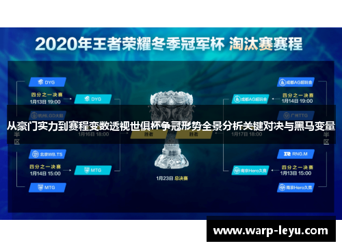 从豪门实力到赛程变数透视世俱杯争冠形势全景分析关键对决与黑马变量