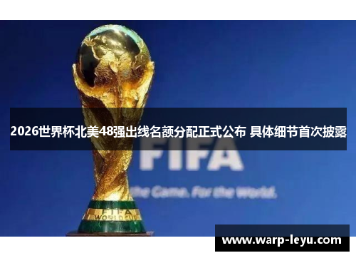 2026世界杯北美48强出线名额分配正式公布 具体细节首次披露